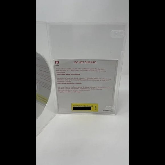 Adobe Acrobat X Standard PC Edition with activation key - Picture 3 of 3